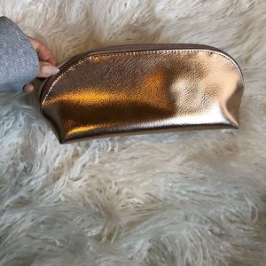 NWOT Morphe rose gold cosmetic bag
